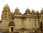 Shrines in the Prasanna Krishnaswamy temple, Amba Vilas Palace, Mysore