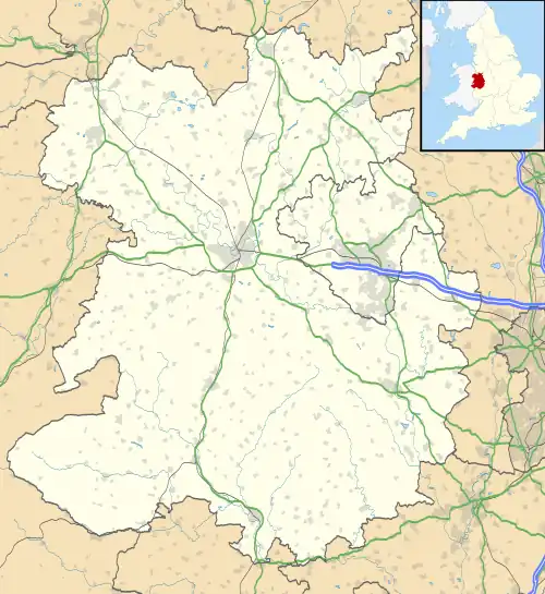 Shrewsbury is located in Shropshire