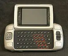 T-Mobile Sidekick II, side slider