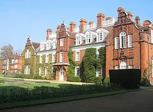 Sidgwick Hall, Newnham College (garden front)