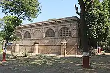 An intricately carved Jali Design on Sidi Saiyyed Mosque