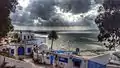 Sidi Bou Said in a cloudy weather