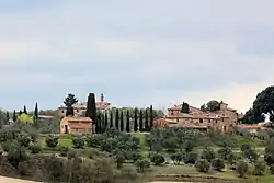 View of Vico d'Arbia