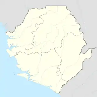 Gbinti is located in Sierra Leone