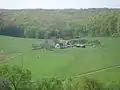 Traditional farmhouse near the Sighișoara-Șapartoc country path