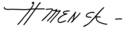 Hamengkubuwono X's signature