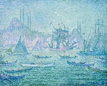 View of the Golden Horn, Paul Signac