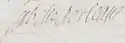 Isabelle d'Orléans's signature