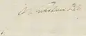 Ferdinando II's signature