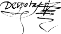 Iacob Heraclid(Despot Vodă)'s signature