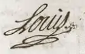 Louis's signature