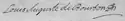 Louis-Auguste's signature