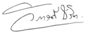 Vibhavadi Rangsit's signature