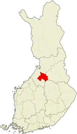 Location of Siikalatva sub-region