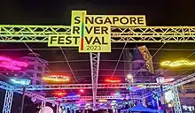 Read Bridge during Singapore River Festival 2023.