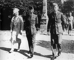 King George VI and Air Chief Marshal Hugh Dowding wearing the RAF field service cap in 1940