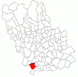 Location in Prahova County