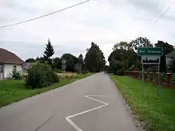 Road through the village