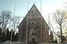 St. Peter's Church during winter