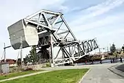 Skansen Bridge  in opened position