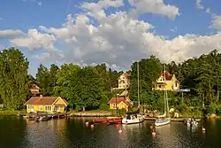 Buildings at Skarpöborg