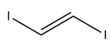 Skeletal formula of Trans-1,2-DIIODOETHYLENE