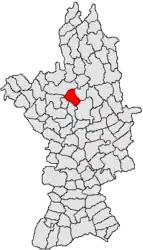 Location in Olt County