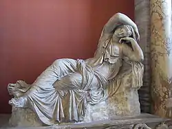 Sleeping Ariadne, Roman copy of a Hellenistic sculpture, Vatican Museums