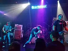 Slick Shoes performing in 2016