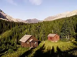 Slide Lake-Otatso Creek Patrol Cabin and Woodshed