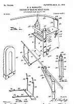 old diagram of a machine from a patent