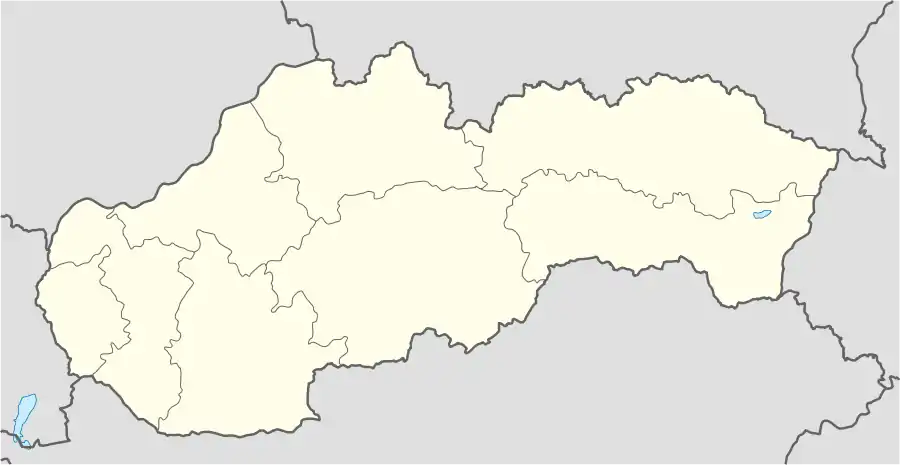 Čaka is located in Slovakia