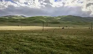 Small oil field near Reward, Calif.