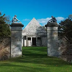 Gosford Mausoleum Enclosure And Gatepiers