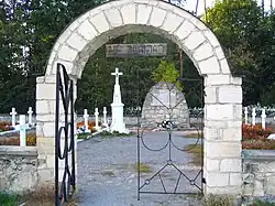 The cemetery of Nazi victims