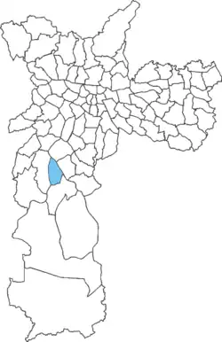 Location in the city of São Paulo