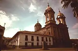 The Socorro Cathedral, one of the Town's most known landmarks.