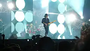 Soda Stereo performing in Caracas in 2007