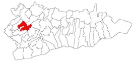 Location in Călărași County