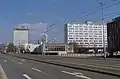 Hotel Olympik from the street Sokolovská