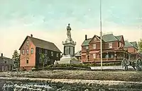 War monument in 1908