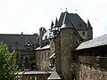 In 1133, Count Adolf II built Schloss Burg on a mountain over the river Wupper. It remained the main residence of the counts of Berg until the 14th century.