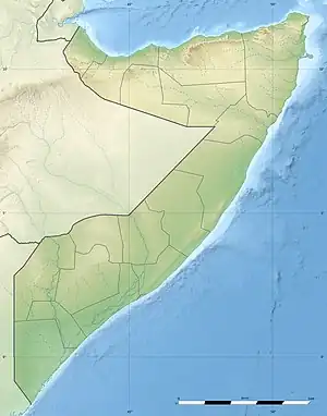 Heded is located in Somalia