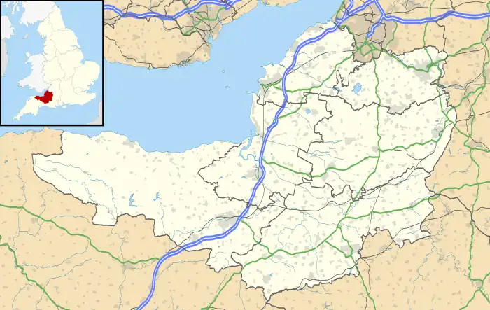 Pill is located in Somerset