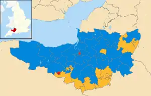 2009 results map