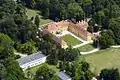 Aerial view of the Széchenyi Palace