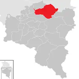 Location in the district