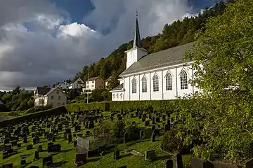 View of the present church