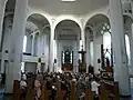 Interior looking north - Church Christ the King and St. Roch. 1927