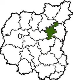 Raion location in Chernihiv Oblast